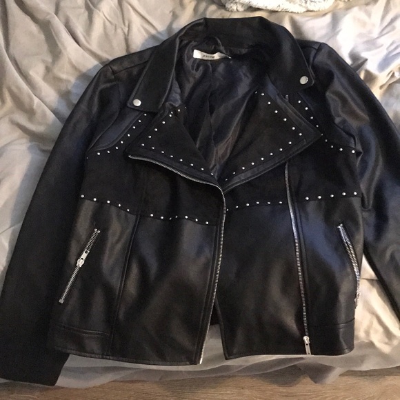 Jackets & Blazers - Black studded jacket